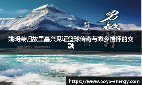 姚明荣归故里嘉兴见证篮球传奇与家乡情怀的交融